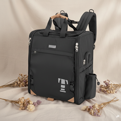 High quality breathable nylon polyester fabric pet carrier bag