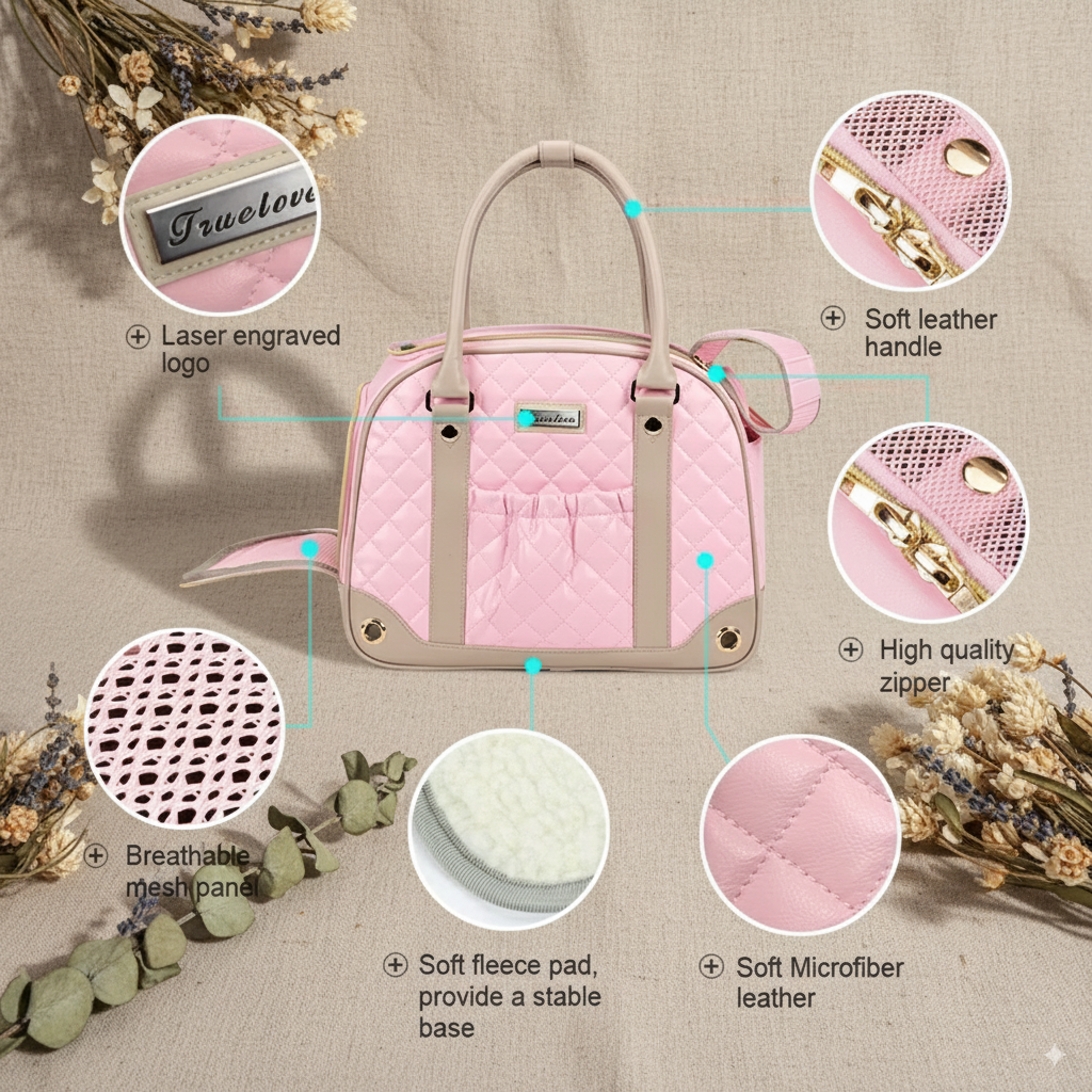 Fashion Pet Carrier Handbag Out