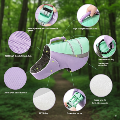 Pet Cooling Vest for Dogs Summer Ice Silk Breathable Cooling Shirt