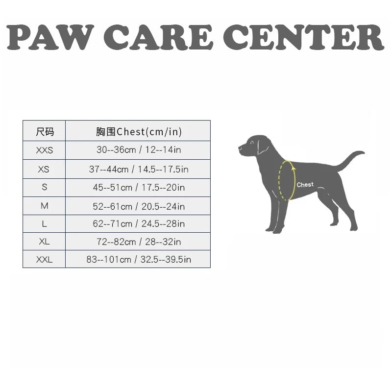 High-Performance Foul Weather Jacket Dog Harness Vest Combination