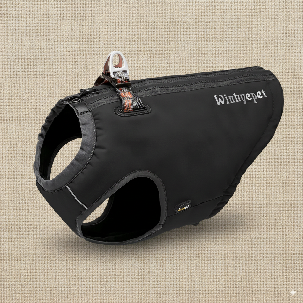 High-Performance Foul Weather Jacket Dog Harness Vest Combination