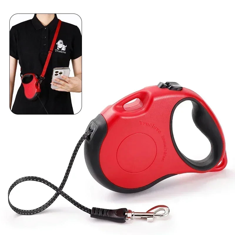 Tangle Free Retractable Dog Leash 16 Ft Strong