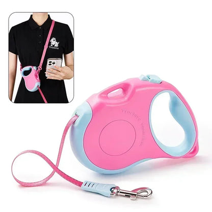 Tangle Free Retractable Dog Leash 16 Ft Strong
