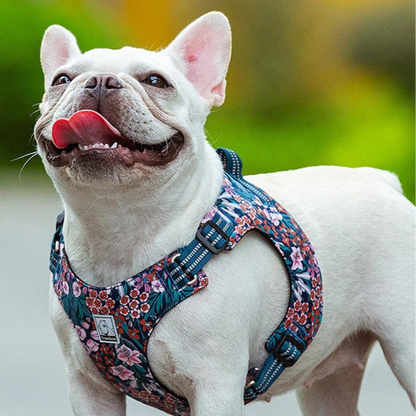 Pet Harness Floral Floral Doggy Harness Dog Vest