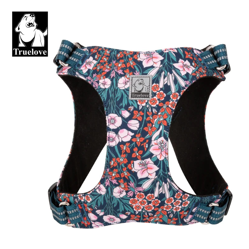 Pet Harness Floral Floral Doggy Harness Dog Vest