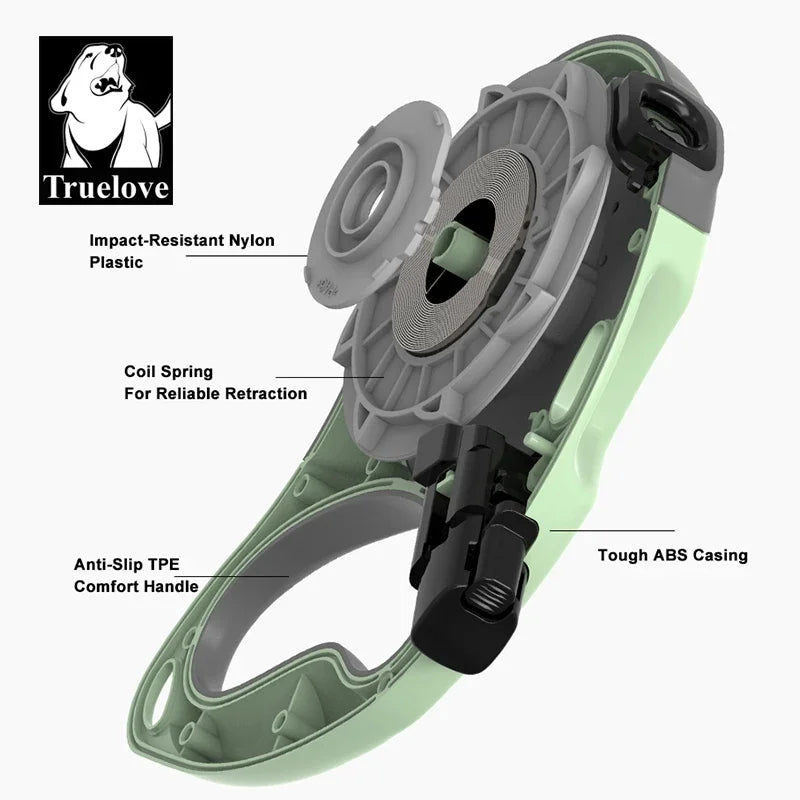 Tangle Free Retractable Dog Leash 16 Ft Strong