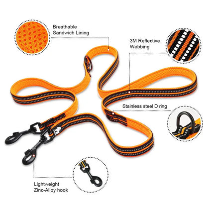 7 In 1 Multi-Function Adjustable Dog Lead Hand