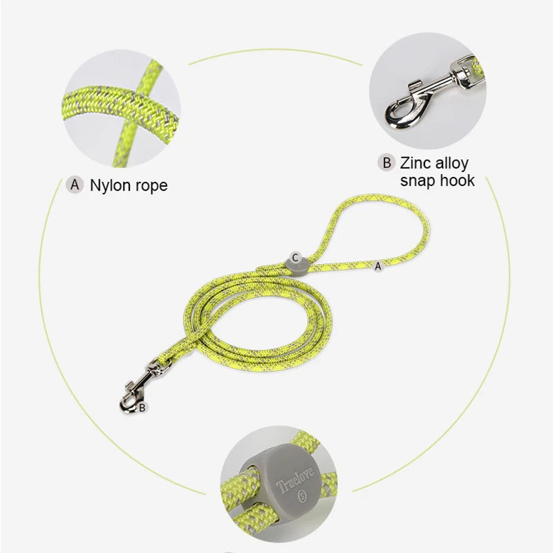 Pet Leash Lightweight Nylon Rope Dog Leash