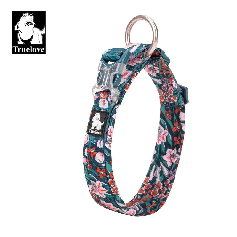 Floral Pet Collar Best Padded Comfort Cushion Camouflage