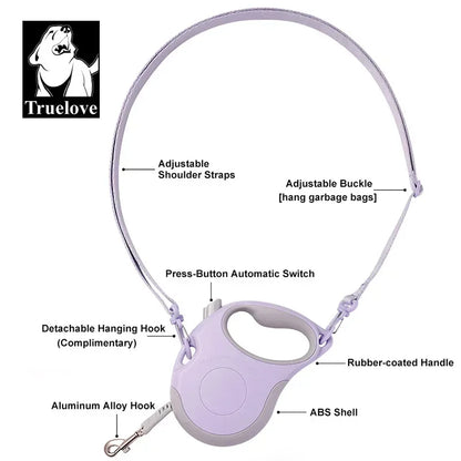 Tangle Free Retractable Dog Leash 16 Ft Strong